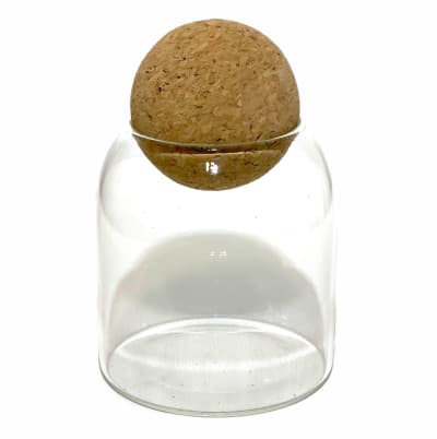 Storage - Glass Stash Jar with Round Cork - 500ml