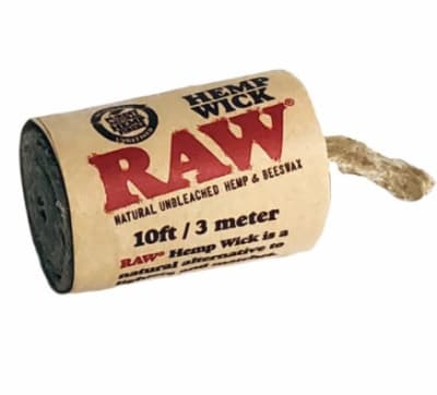 Raw Hemp Wick - RAW