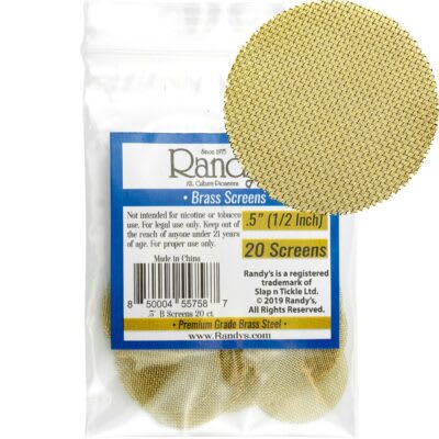 Randy's Brass Screens 20Pk .625