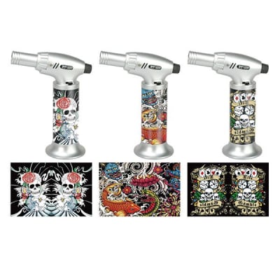 Torch Lighters Skull Design