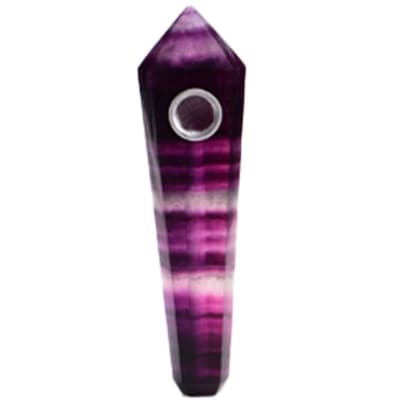 Pipe - Cristal Pipe - Purple Fluorite
