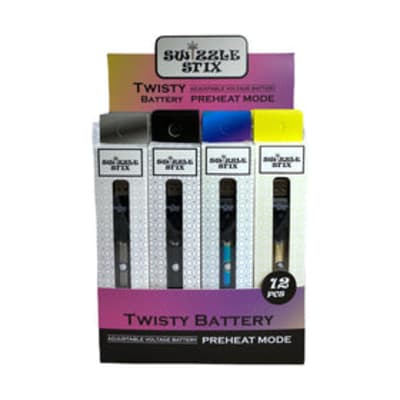 Swizzle Sticks Twisty Variable Voltage Vape Batteries - Assorted