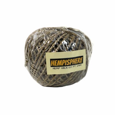 Wick - Hempisphere Natural Beeswax Coated Hemp Wick 100ft