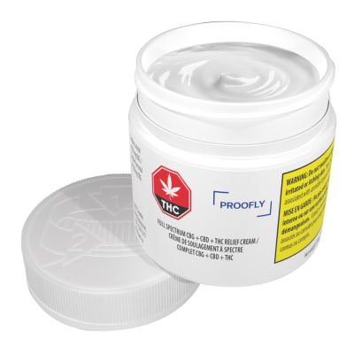 Full Spectrum CBG + CBD + THC Relief Cream - 100g Creams and Lotions