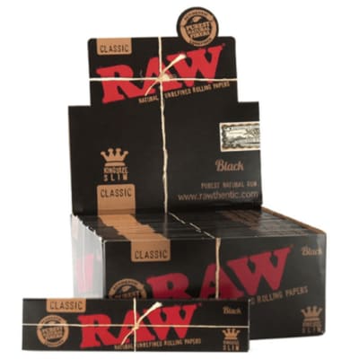 RAW Black KS Slim Rolling Paper
