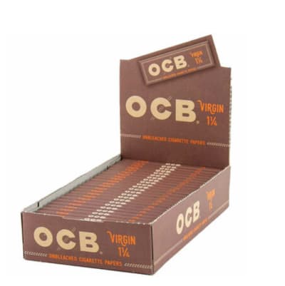 OCB Virgin Unbleached 1 1/4 Rolling Papers