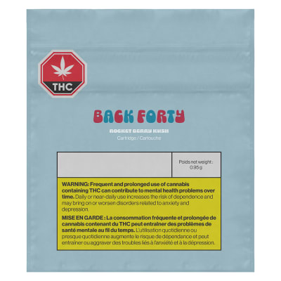 Rocket Berry Kush 510 Cartridge - 0.95g Indica