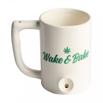 Wake Bake Mug Pipe