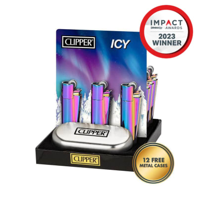 Clippers - Metal Icy Finish Lighters - Metal Icy Clipper