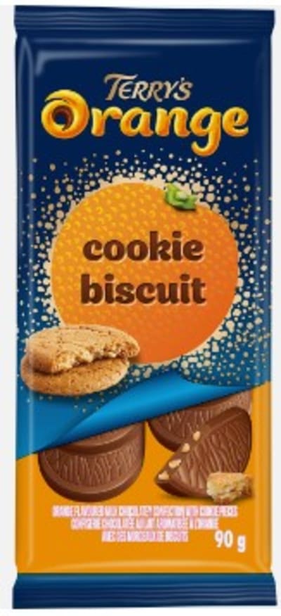 Terry's Chocolate Orange - COOKIE BISCUIT BAR 90g
