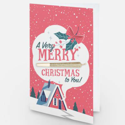 Holidaze Pre-Roll Cards - Merry Christmas Pre-Roll Card