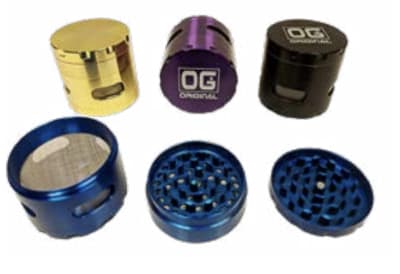 55mm Grinder Window Blue