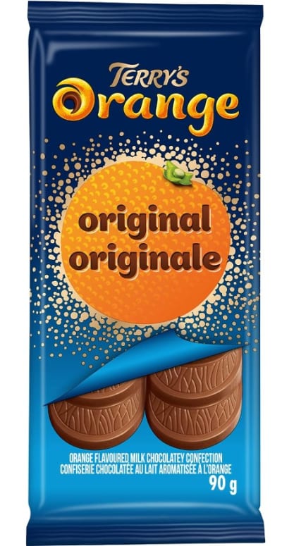 Terry's Orange - Original Bar - Orange Flavoured Milk Chocolatey Confection, 90 s