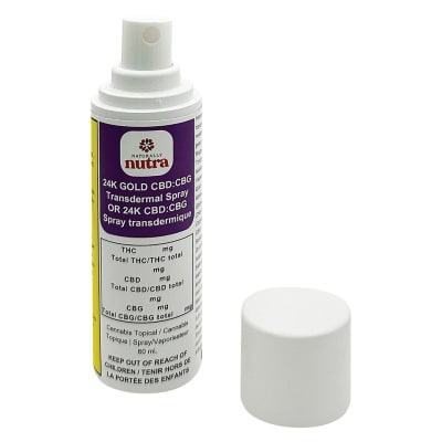 Cbg Transdermal Spray 60ml Transdermal