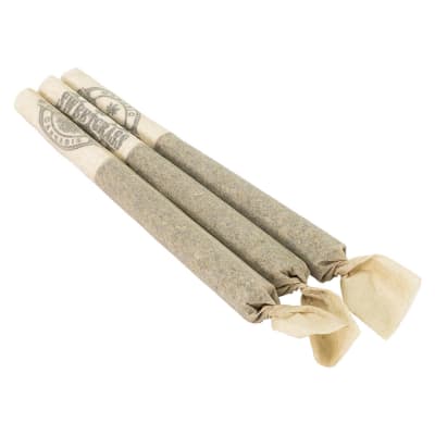 3PK - FTS - Organic Mint Chocolate Chip Pre-Rolls by Sweetgrass - FTS - ORGANIC MINT CHOCOLATE CHIP PRE-ROLLS - 3PK (HYBRID)