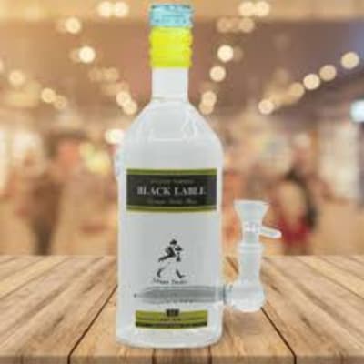 Liquor bottle bongs - Johnny Walker Black label