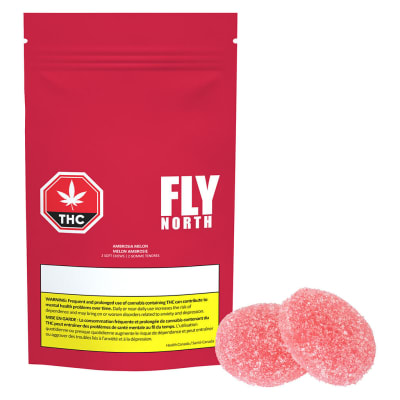 Ambrosia Melon Gummies (VEG) - 2x 5mg THC + CBD 1:1 Soft Chews