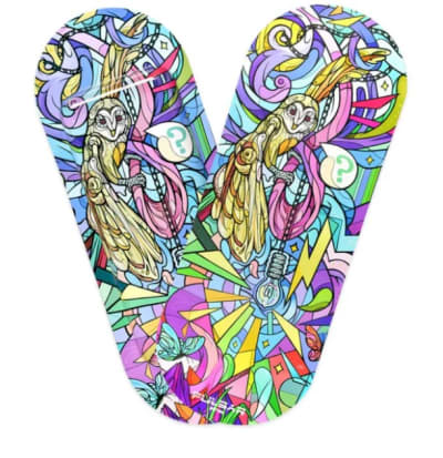 Pulsar - Sk8Tray Rolling Tray with 3D Lid - Mechanical Owl - 7.25" x 19.75"