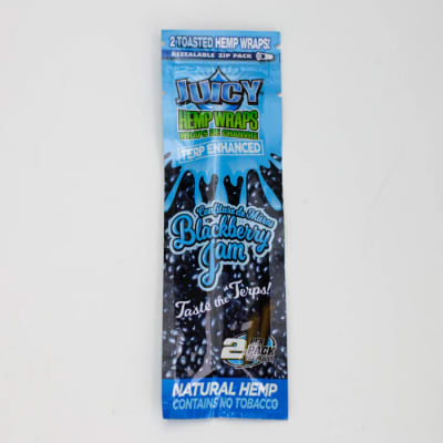 Juicy Jay's Terp Enhanced Hemp Wraps - Blackberry Jam
