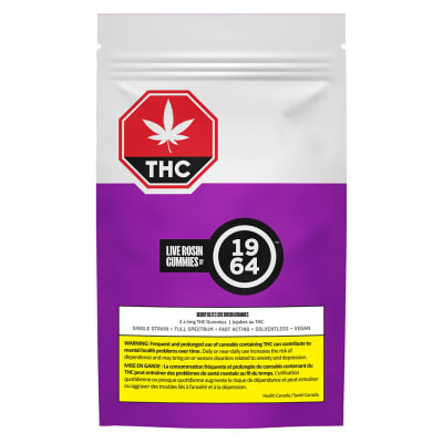 Berry Blitz Live Rosin Gummies - 2x 5mg Hybrid THC Soft Chews