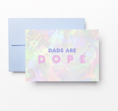 Social Smoke x FivePoint Greeting Cards - Dads Are Dope