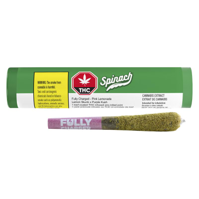 Pink Lemonade Fully Charged Infused Pre-Rolls - 1x0.7g Sativa Distillate Infused