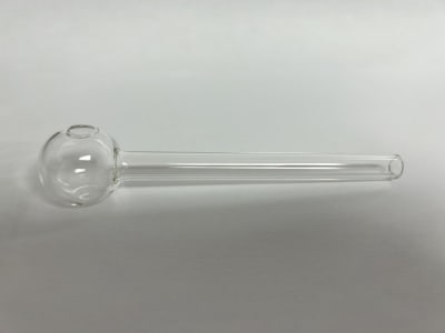 4" Straight Glass Spoon Bowl Pipe