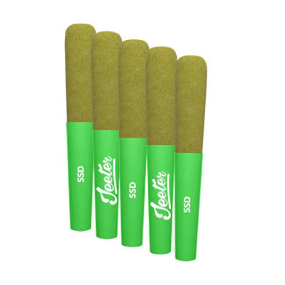 BABY JEETER INFUSED STRAWBERRY SOUR DIESEL PREROLL - 2.5