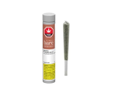 1PK - BC Organic Fire OG Rosin Pre-Rolls by Simply Bare - BC Organic Fire OG Rosin Pre-Rolls - 1PK (INDICA)