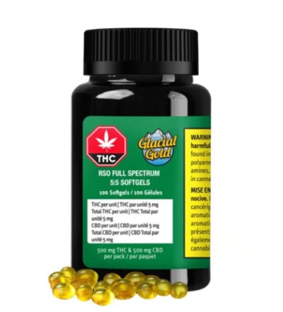 RSO FULL SPECTRUM 5:5 100-PACK SOFTGELS | RSO FULL SPECTRUM 5:5 100-PACK SOFTGELS - 34.5