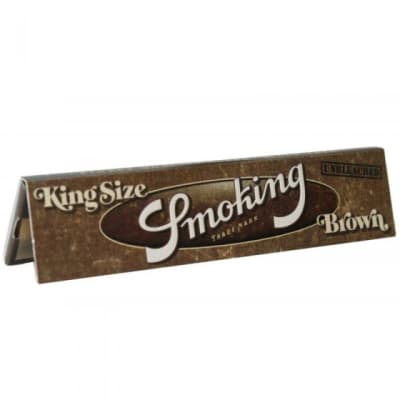 Smoking King Size Brown Unbleached Rolling Papers