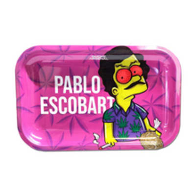 SATRAY Rolling Trays - Escobart Metal Rolling Tray - Medium