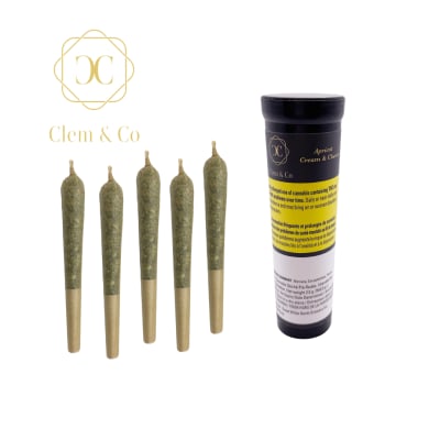 Apricot Cream & Cheese 1:1 THC/CBD Pre-Roll Pack | 5 x 0.5g