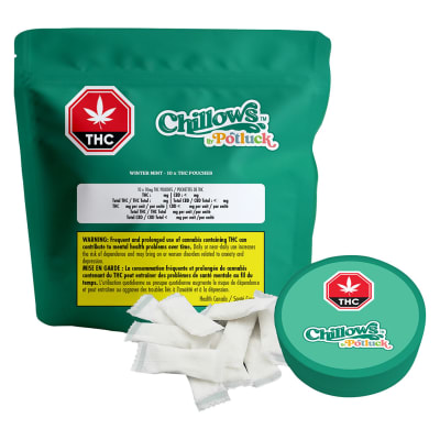 Winter Mint Chillows - 10x 10mg Hybrid Pouches