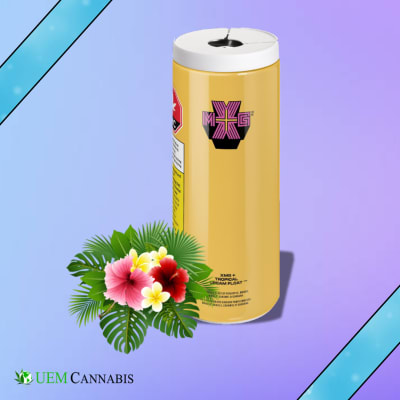 (B) 1:1 Tropical Cream Float by XMG - XMG+ TROPICAL CREAM FLOAT DRINK (10MG THC & CBG) - 355ml