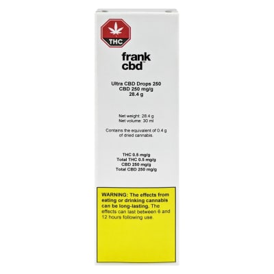|Ultra CBD Drops 250 | frank cbd | 30ml Oil