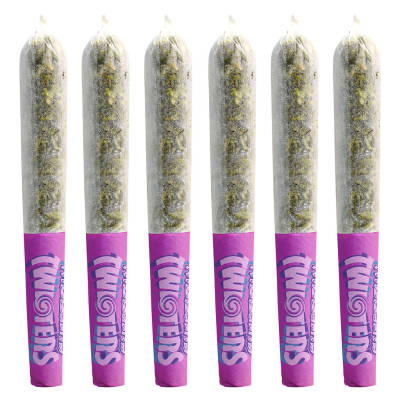 Twisters: Watermelon Razzler Infused Pre-Rolls - 6x0.5g Indica