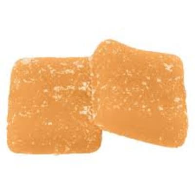 Real Fruit Sour Peach Mango 3:1 CBG:THC 2 x 5mg Soft Chew