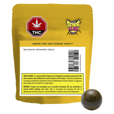 Lemon Linx Old School Hash | Nugz Hash | 2g