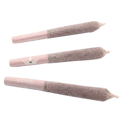 Rose Quartz Infused Rose Diamond Coated Pre-Roll