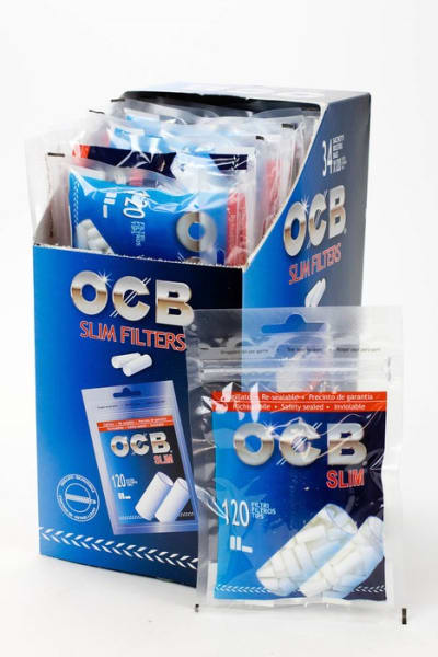 OCB Slim Filters (120 Filters Per Bag)
