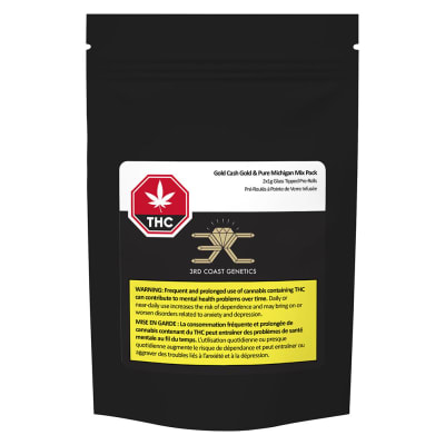 Gold Cash Gold & Pure Michigan Mixed Pre-Roll 2-pack | 2g