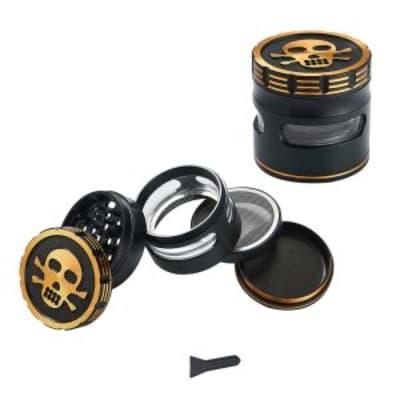 Part Grinder, Embossed Skull On