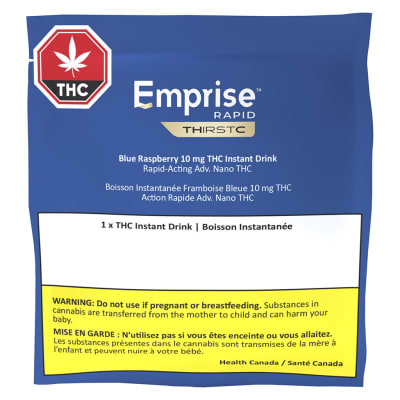 Emprise - Rapid Thirst: Blue Raspberry THC 10 Instant Drink Mix - x1 Hybrid