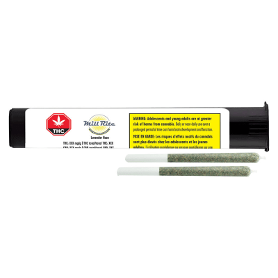 MillRite - Lavender Haze Pre-Rolls - 2x0.5g Sativa
