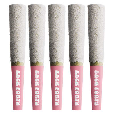 Frosted Icicles Infused - Strawberry Pink - Back 40 - Hybrid - Infused Pre-Rolls 5x0.5g