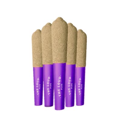 5PK - Drippyz Purple POM-G Infused Pre-Rolls by The Loud Plug - DRIPPYZ PURPLE POM-G INFUSED PRE-ROLL - 5PK (INDICA)