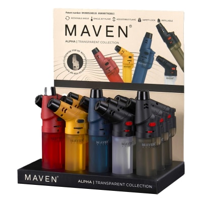 Maven Alpha+ Transparent Torch Lighter