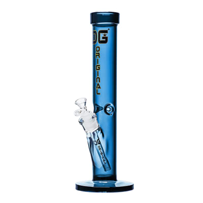 14" OG Original Colored Straight Tube Bong - Sea Blue