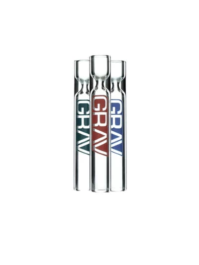 Grav Labs Glass - Taster Bat /w Grav Decal by Grav - 9mm - Clear